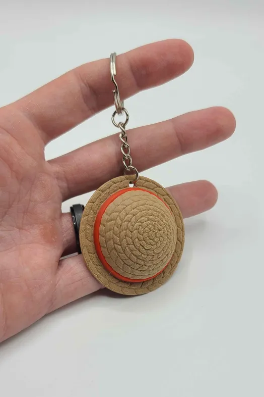 Monkey D. Luffy Straw Hat Keychain