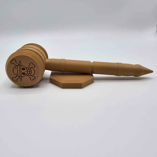 3D Printed One Piece Judge Gavel