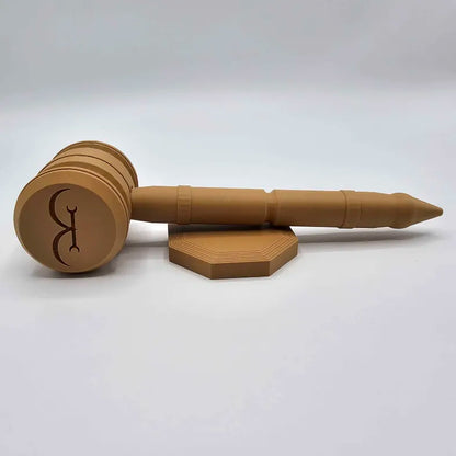 3D Printed One Piece Judge Gavel
