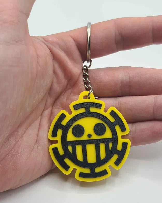 Heart Pirates Jolly Roger Keychain